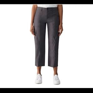 Sanctuary Portside Cargo Crop Pants in Dark Gray- Size XL